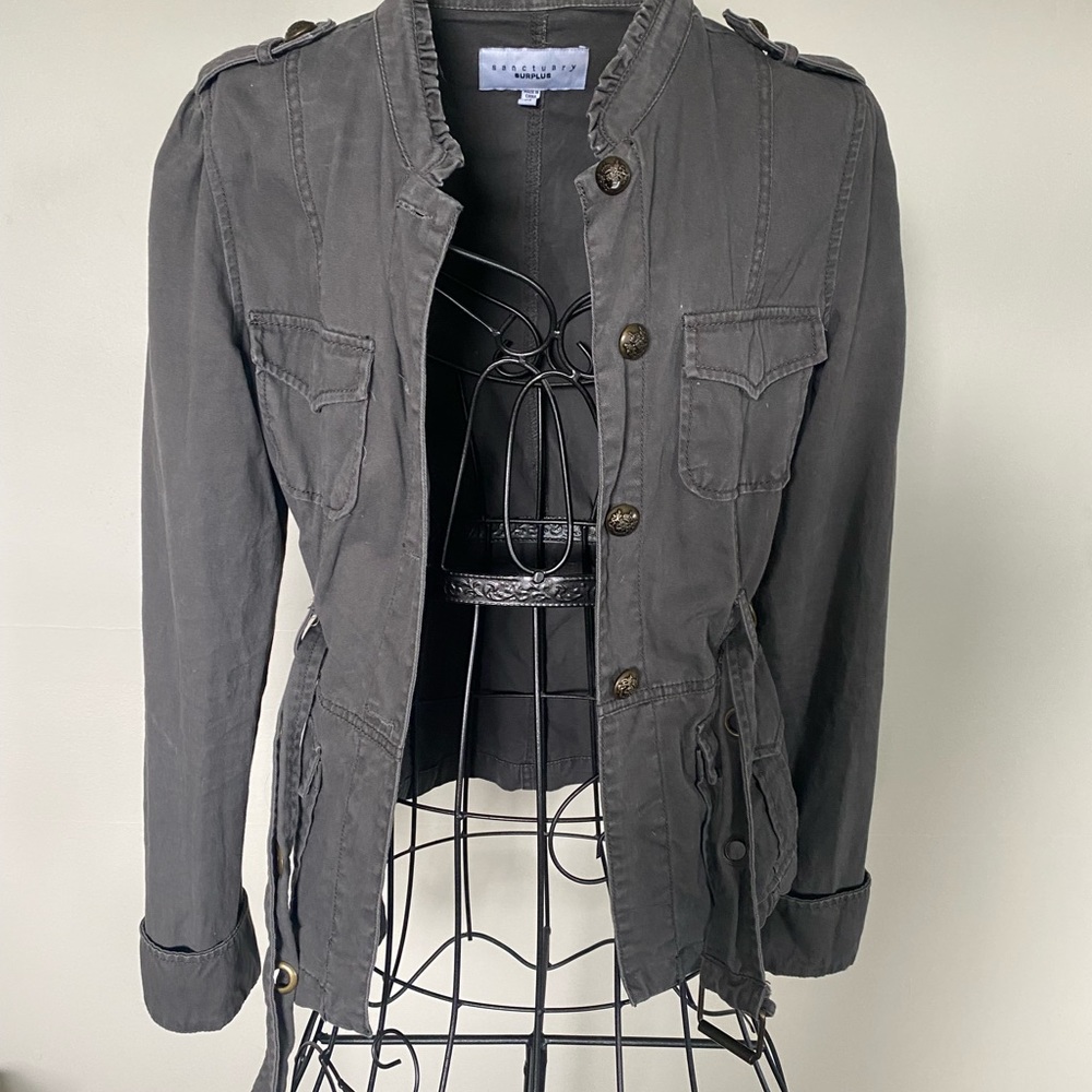 Sanctuary Surplus Gray Lightweight Jacket - image 5